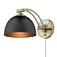  3688-A1W AB-BLK - 1 Light Articulating Wall Sconce
